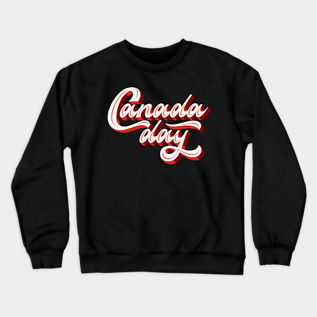 Canada Day Crewneck Sweatshirt by Oh My Gift Art